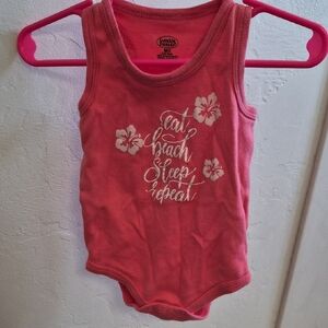 Luvable Friends Red Baby Onesie
